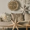 Bare adventsstjärna natur, 80 cm