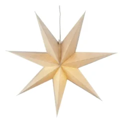 Bare adventsstjärna natur, 80 cm