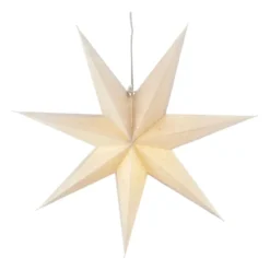 Bare adventsstjärna vit, 80 cm