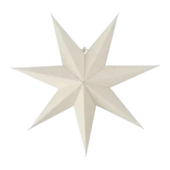Bare adventsstjärna vit, 45 cm