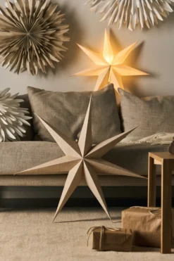 Bare adventsstjärna vit, 60 cm