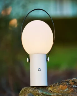 Bari bordslampa 35,5 cm, Sandbeige