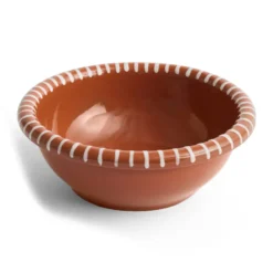 Barro salladsskål, Natural with stripes, Ø26 cm
