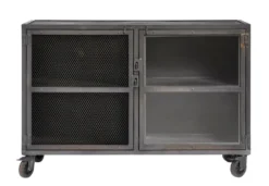 Barskåp 21 120x80x45 cm, Bronx-svart