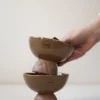 Base Dome skål S Ø12 cm, Nougat