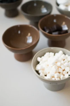 Base Dome skål S Ø12 cm, Nougat