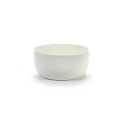 Base frukostskål med låg kant vit, 12 cm