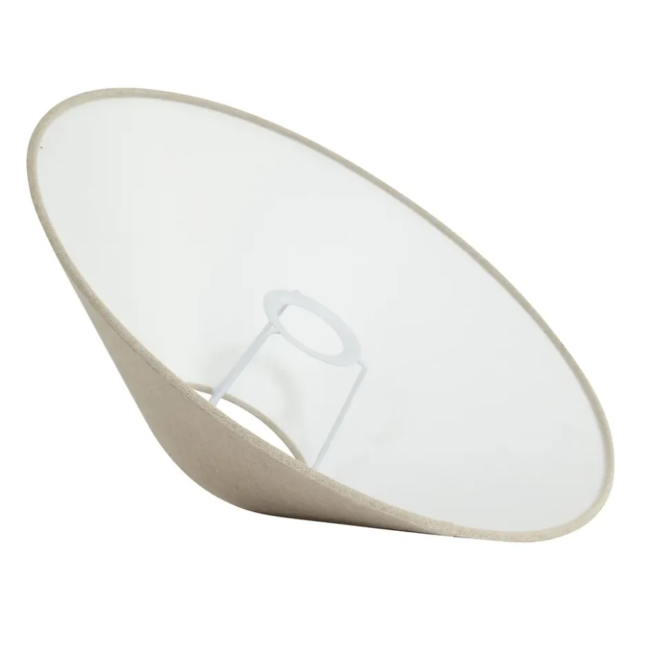 Basic flat lampskärm Ø30 cm, Natural