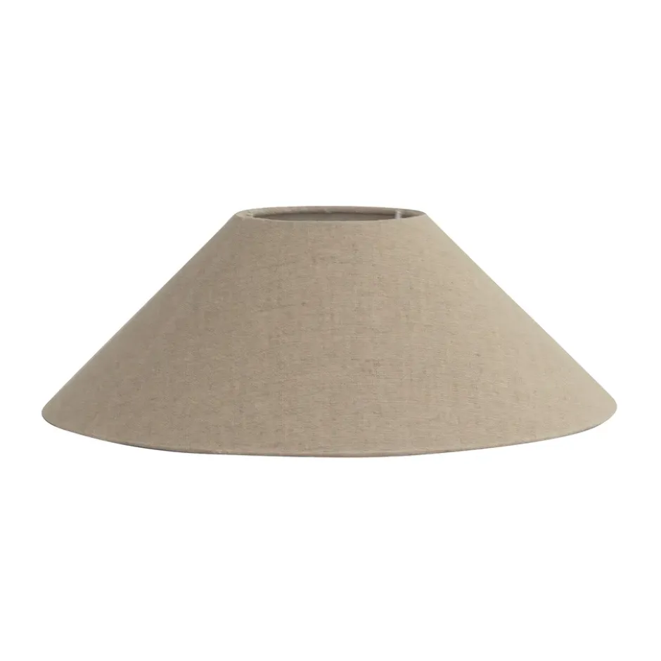 Basic flat lampskärm Ø30 cm, Natural