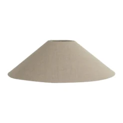 Basic flat lampskärm Ø42 cm, Natural