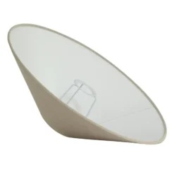 Basic flat lampskärm Ø42 cm, Natural