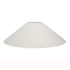 Basic flat lampskärm Ø42 cm, White