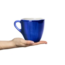 Basic organic mugg 60 cl, Blå