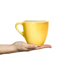 Basic organic mugg 60 cl, Gul