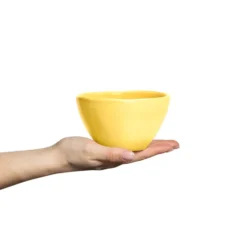 Basic organic skål 12 cm, Gul