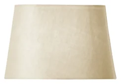 Basic oval lampskärm 20 cm, Natur