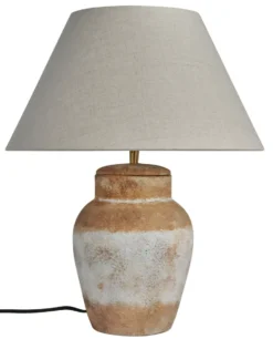 Basic wide lampskärm Ø40 cm, Natural