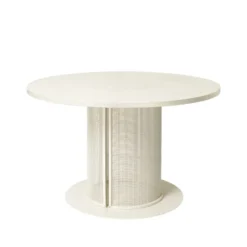 Bauhaus matbord, beige