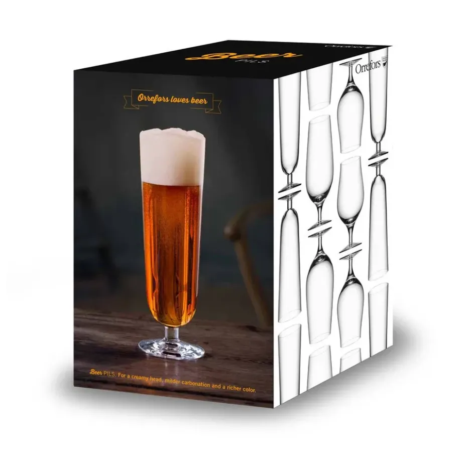 Beer pils ölglas 4-pack, 47 cl