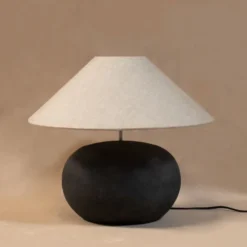 Bellac lampfot 30,5 cm, Mörkgrå