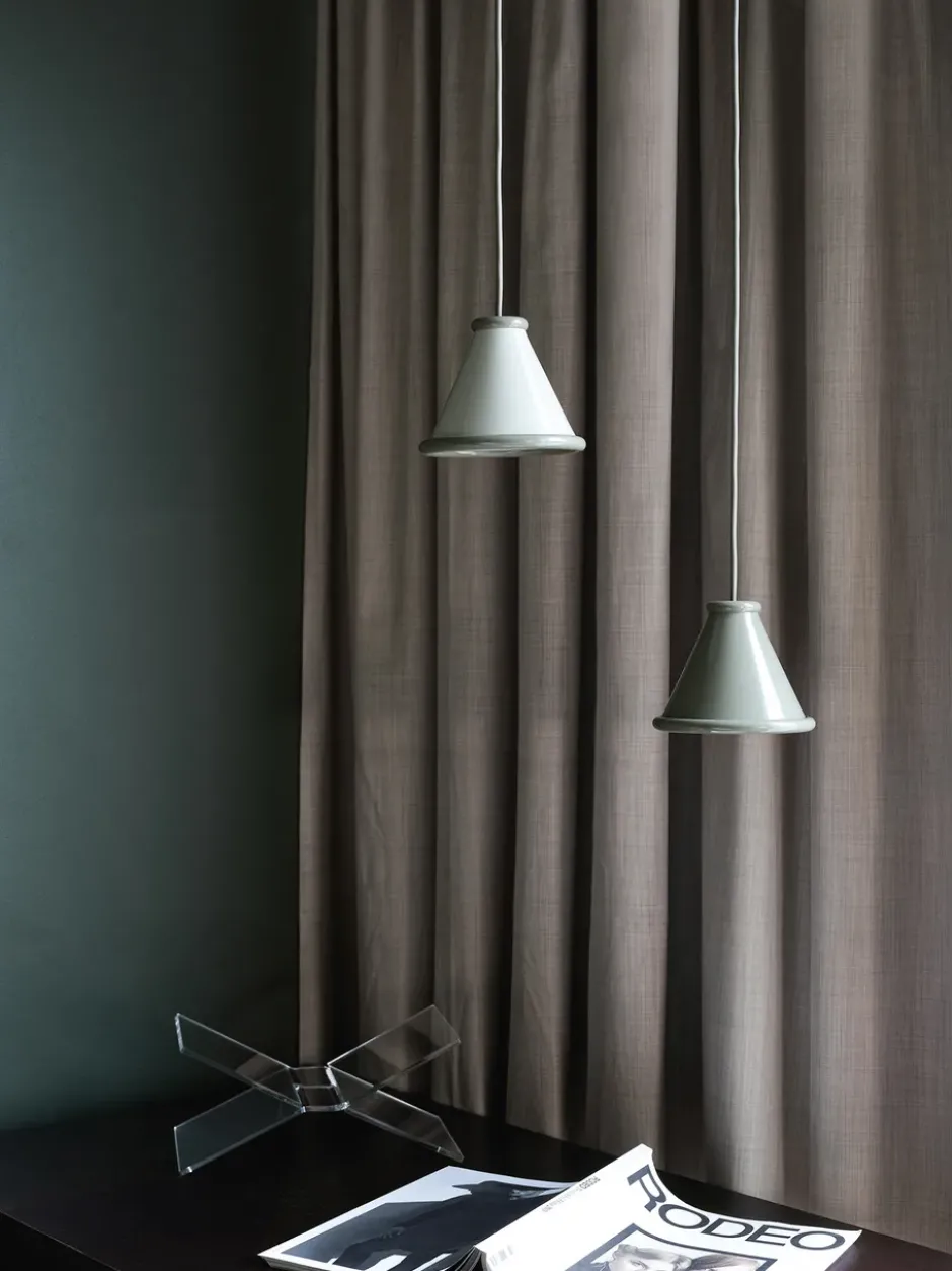 Belle pendel Ø15 cm, Pepple grey-moss grey