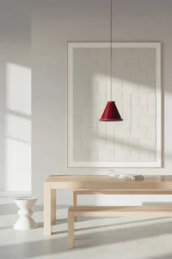 Belle pendel Ø36 cm, Wine red-red violet