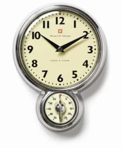 Bengt Ek väggklocka-timer, aluminium