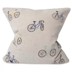 Bicycles kuddfodral 48x48 cm, Beige