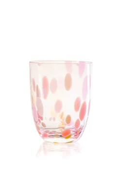 Big Confetti dricksglas 25 cl, Rosa-vanilla