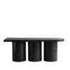 Big Foot bench bänk, Coffee