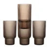 Billi dricksglas 43 cl 4-pack, Brun