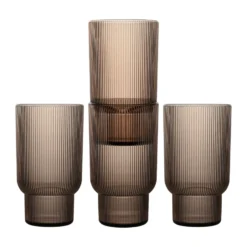 Billi dricksglas 43 cl 4-pack, Brun