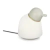 Bird bordslampa 21,5 cm, Sand-mässing-opalglas