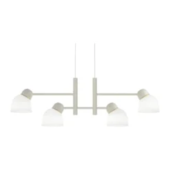 Bird pendel 119,3 cm, Sand-mässing-opalglas
