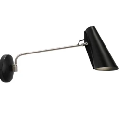 Birdy vägglampa, Black-steel