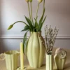 Birgit vas/ljuslykta 14 cm, Pale Yellow