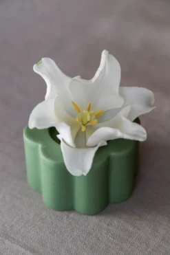 Birgit vas/ljusstake 5 cm, Olive