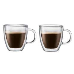 Bistro dubbelväggigt glas med handtag 2-pack, 15 cl