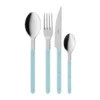 Bistrot solid bestickset 4 delar, Pastel blue