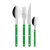 Bistrot solid bestickset 4 delar, Garden green