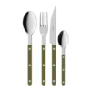 Bistrot solid bestickset 4 delar, Green fern