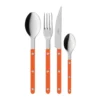 Bistrot solid bestickset 4 delar, Orange