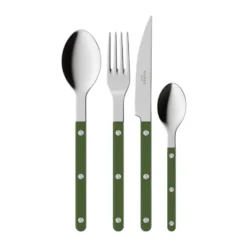 Bistrot solid bestickset 4 delar, Green