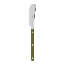 Bistrot solid smörkniv 14 cm, Green fern