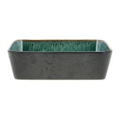 Bitz fat rektangulärt 21x28 cm, Black-green