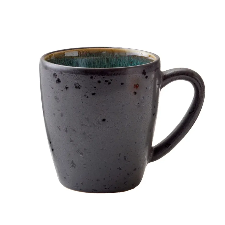 Bitz mugg 19 cl svart, Svart-grön