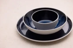 Bitz pastaskål gastro Ø20 cm, Vit-mörkblå