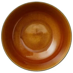 Bitz salladsskål Ø30 cm, Svart-amber