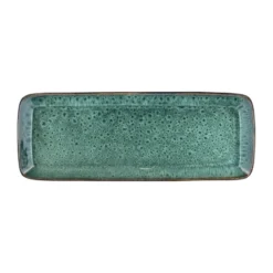 Bitz serveringsfat 38x14 cm, Svart-grön