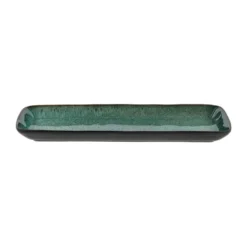 Bitz serveringsfat 38x14 cm, Svart-grön